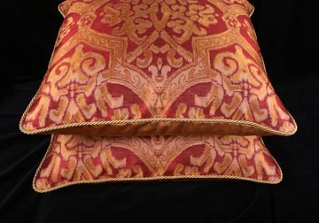 custom decorative throw pillows in Long Grove by Spiritcraft Interior Design in Crystal Lake and Barrington, Illinois